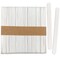 CraftySticks Colored Wood Craft Sticks 4.5 Inch, Red Orange Yellow Green Blue Purple White Black Pink Brown Popsicle Sticks